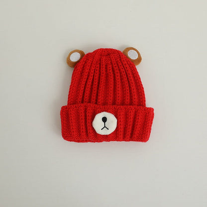 Autumn and winter children warm knitted hat