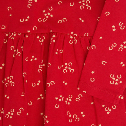 Red Horseshoe Dress | Wrangler Girls