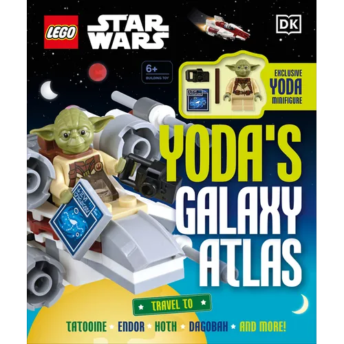 Lego Star Wars Yoda's Galaxy Atlas: With Exclusive Yoda Lego Minifigure - Hardcover