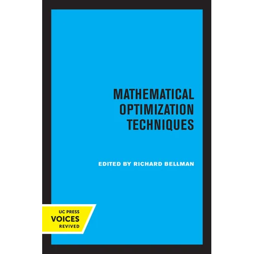 Mathematical Optimization Techniques - Paperback