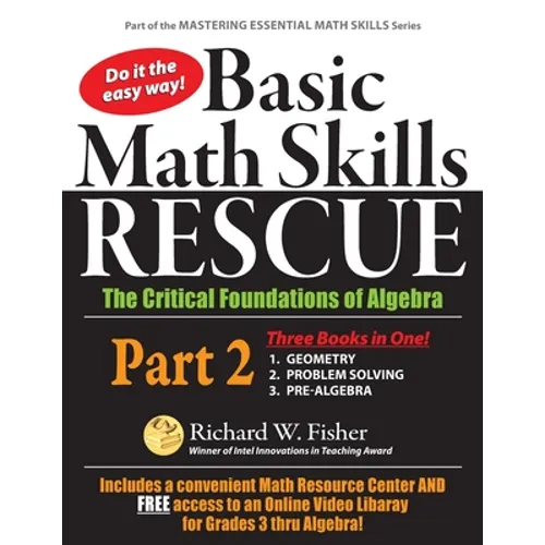 Basic Math Skills Rescue, Part 2: The Critical Foundations of Algebra - Paperback