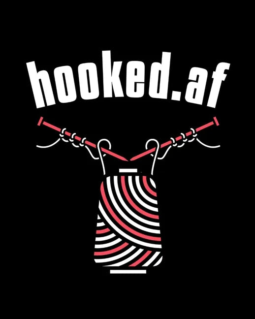hooked.af: 4th Anniversary Gift For Wife - Graph Paper Sketch Book - Blank Composition Notebook & Journal To Sketch Graphs - Anxi - Paperback