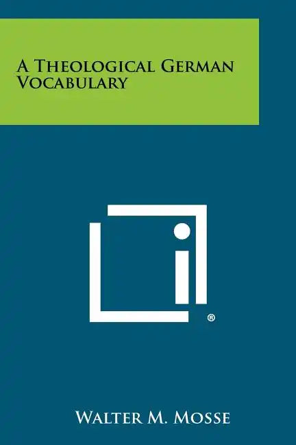A Theological German Vocabulary - Paperback