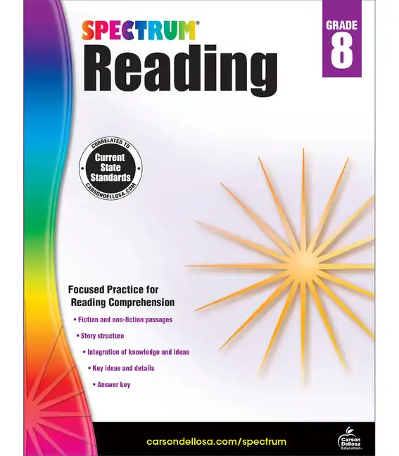 Spectrum Reading Workbook, Grade 8: Volume 26 - Paperback