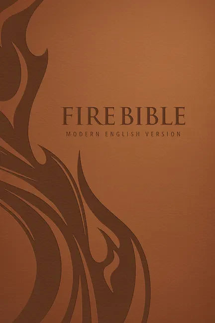 Mev Fire Bible: Brown Leather-Like Cover - Modern English Version - Imitation Leather