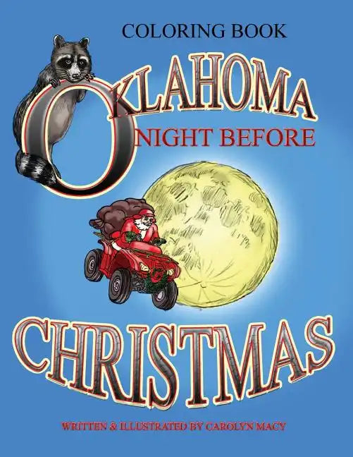 Oklahoma Night Before Christmas Coloring Book - Paperback