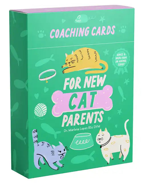 Coaching Cards for New Cat Parents: Advice and Inspiration from an Animal Expert - Paperback