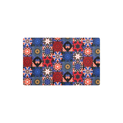 4th of July Pattern Kitchen Mat - 32"x 20" (Made in USA)