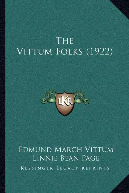 The Vittum Folks (1922) - Paperback