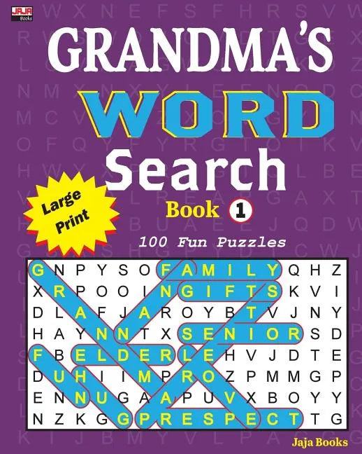 GRANDMA'S WORD Search Book 1 - Paperback