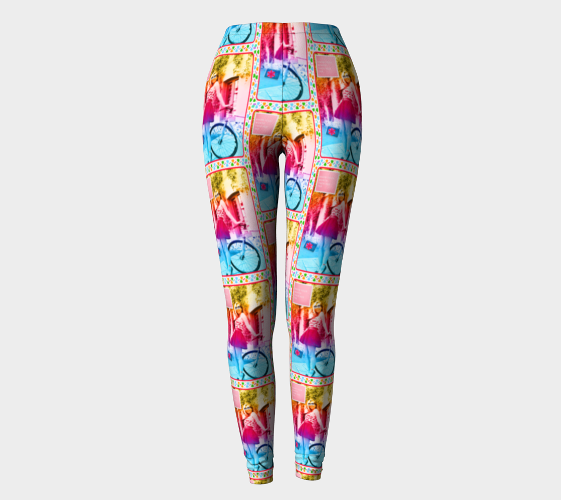 Know Your Worth then Charge Tax Colorful Leggings
