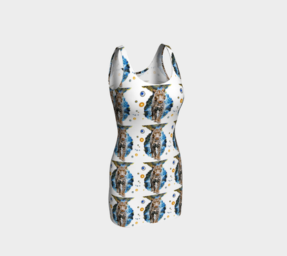 Leopard the Center of the Universe Mini Dress