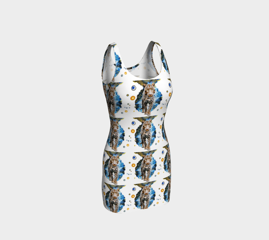 Leopard the Center of the Universe Mini Dress