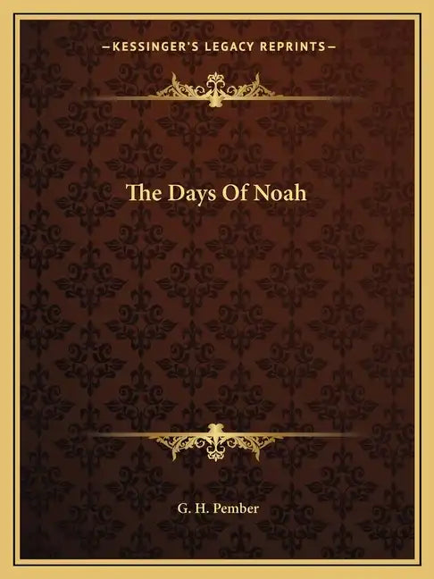 The Days Of Noah - Paperback
