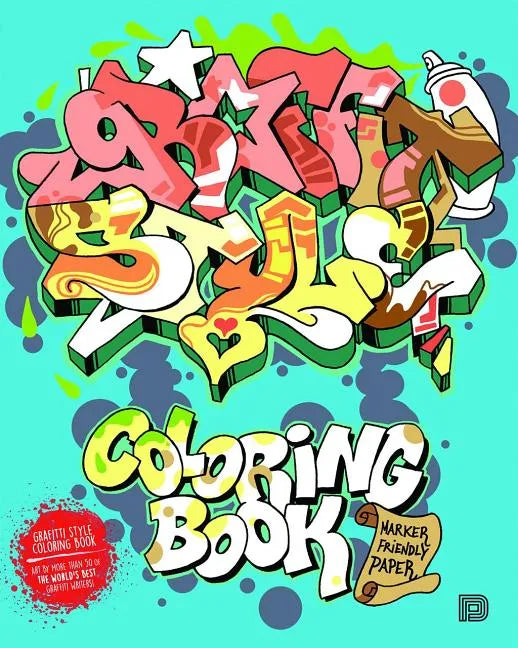 Graffiti Style Coloring Book - Paperback