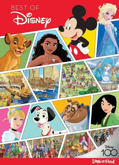 Disney: Best of Disney Look and Find - Hardcover