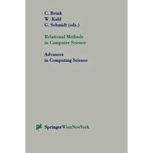 Relational Methods in Computer Science - Paperback