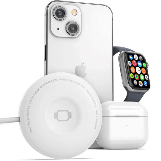 2-in-1 Magnetic Wireless Charger for Both Apple Watch and iPhone