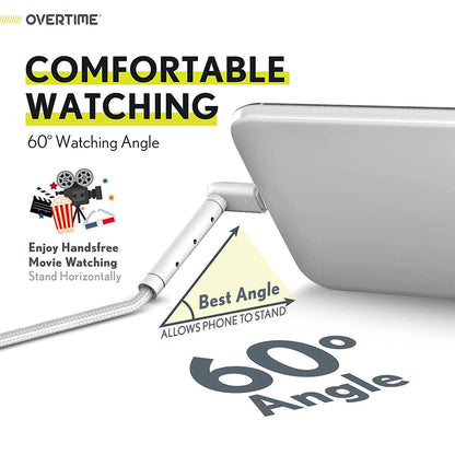 2-in-11 Charging Cable with Built in Stand