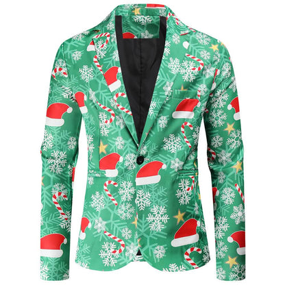 2-Piece: Fun Ugly Christmas Costumes For Men - Complete Xmas Suit