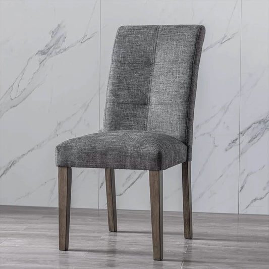 2-Pieces Set: Dining Room Chairs with Solid Wood Legs
