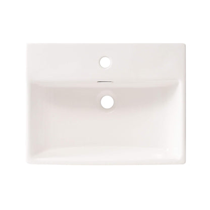 Nuvia 20-Inch Modern Bathroom Vanity With Ceramic Sink And Storage Cabinet (SAK83047)