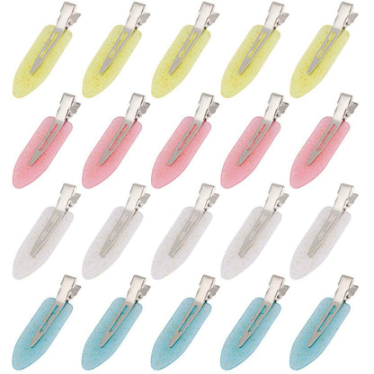20-Piece: No Bend Hair Clips for Makeup Application