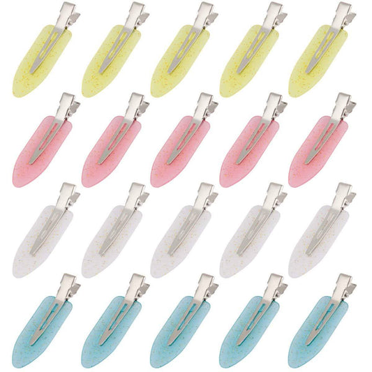 20-Piece: No Bend Hair Clips for Makeup Application