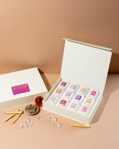 12-pack advent magnetic candle box 2.5oz