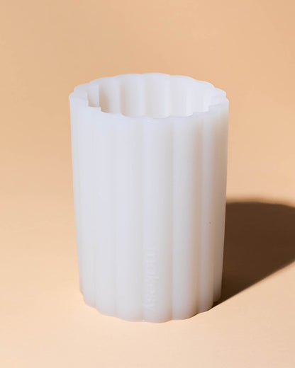 super silicone pillar mold - fluted