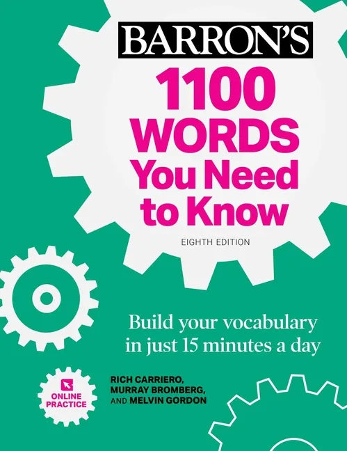 1100 Words You Need to Know + Online Practice: Build Your Vocabulary in Just 15 Minutes a Day! - Paperback