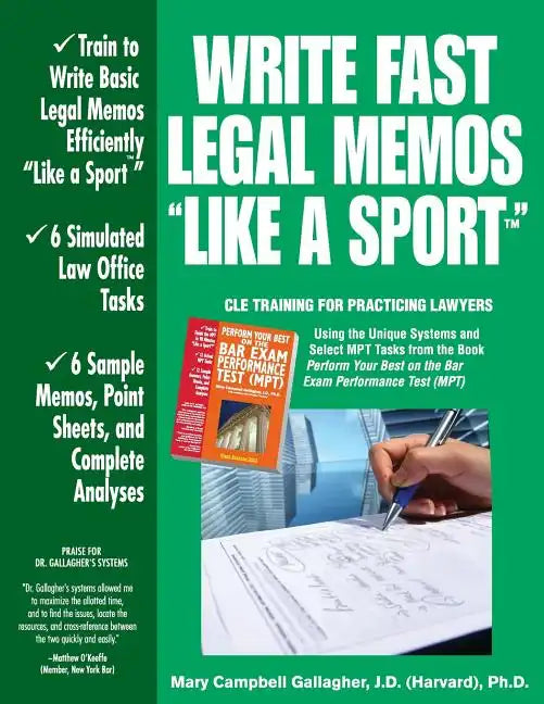 Write Fast Legal Memos Like a Sport(tm) - Paperback