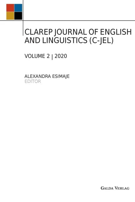 Clarep Journal of English and Linguistics (C-Jel): Vol. 2 - Paperback