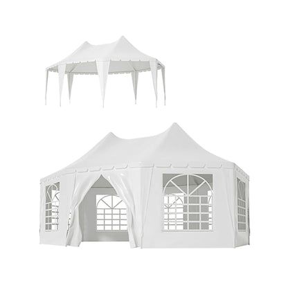 [20X15FT] Extra-Large Heavy-Duty Outdoor Waterproof Party And Wedding Tent With Steel Frame (SAK07645)