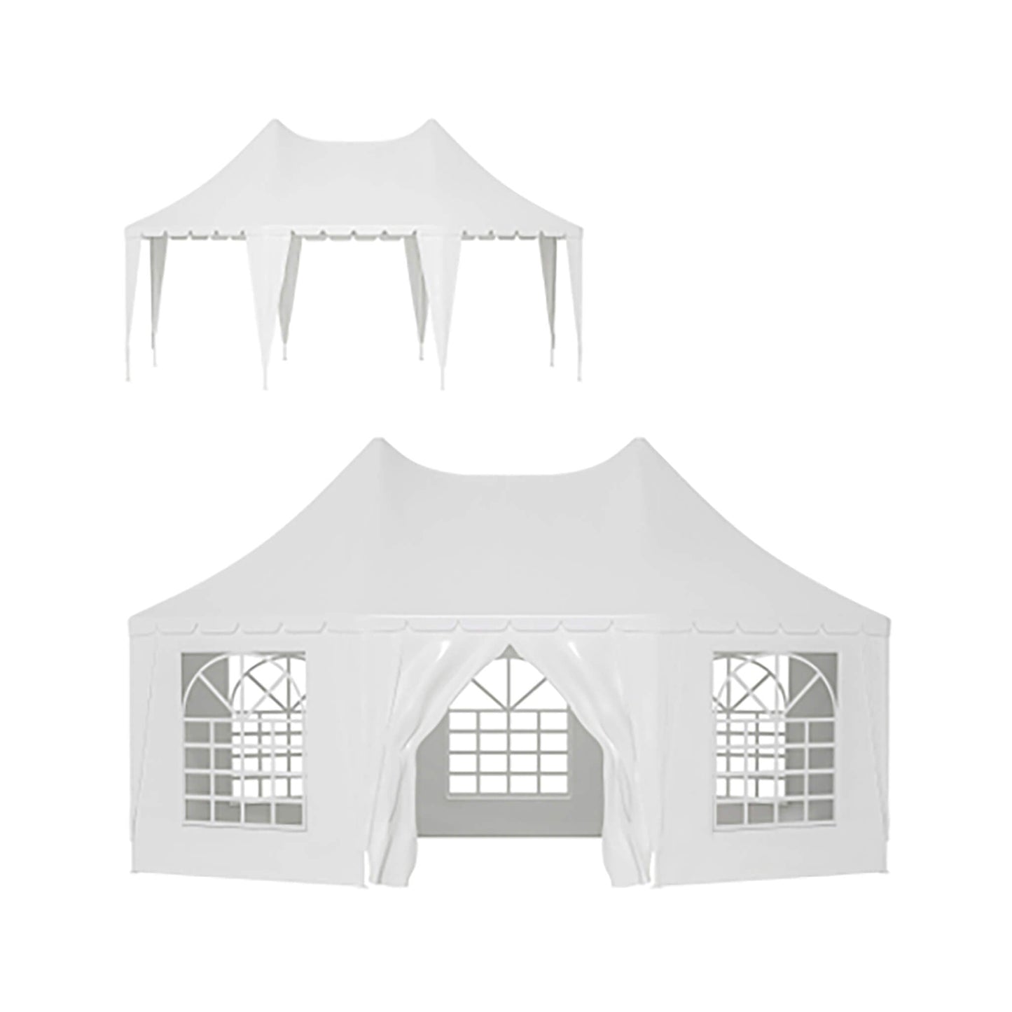 [20X15FT] Extra-Large Heavy-Duty Outdoor Waterproof Party And Wedding Tent With Steel Frame (SAK07645)