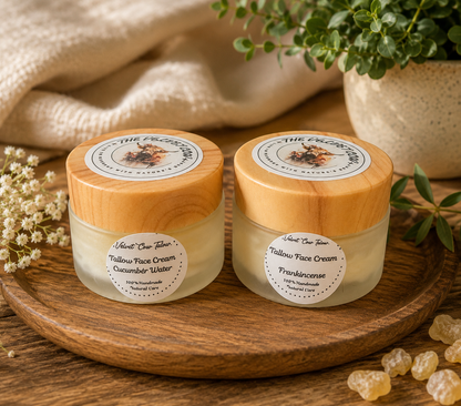 Radiance Renewal Tallow Face Cream | Bakuchiol, Moringa, Vitamin E & Hyaluronic Acid
