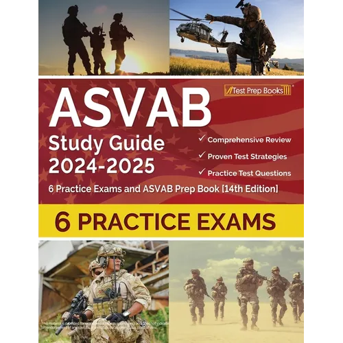 ASVAB Study Guide 2024-2025: 9 Practice Exams and ASVAB Prep Book [14th Edition] - Paperback