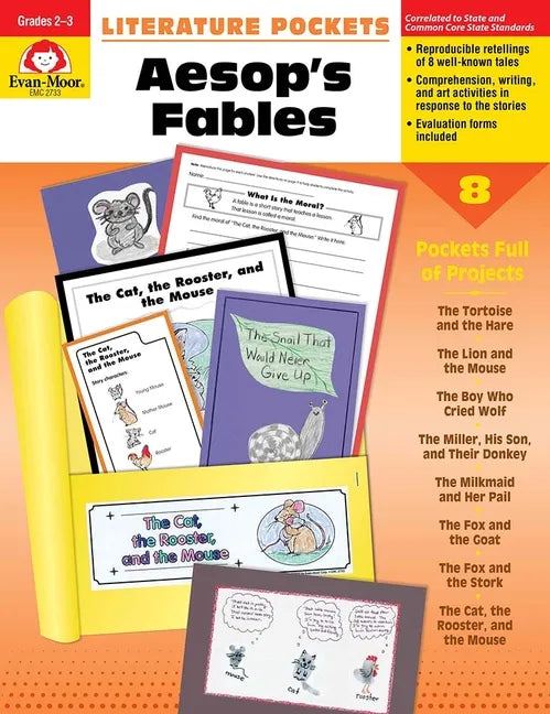 Literature Pockets: Aesop's Fables, Grade 2 - 3 Teacher Resource - Paperback