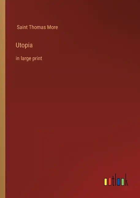 Utopia: in large print - Paperback