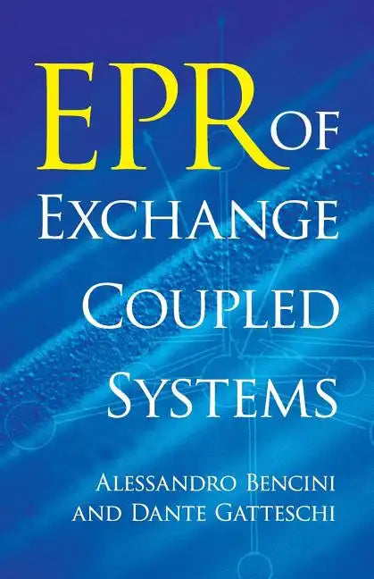 EPR of Exchange Coupled Systems - Paperback