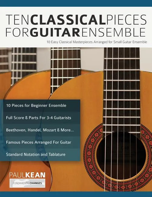 10 Classical Pieces for Guitar Ensemble - Paperback