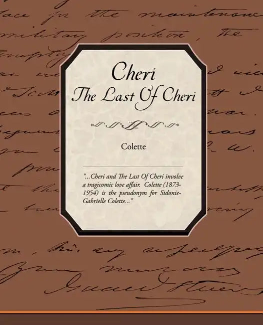 Cheri the Last of Cheri - Paperback