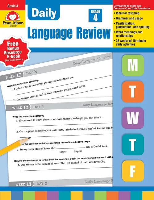 Daily Language Review, Grade 4 Teacher Edition - Paperback