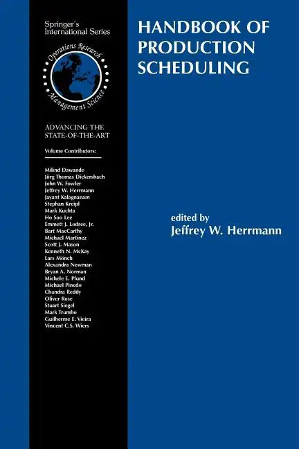Handbook of Production Scheduling - Paperback