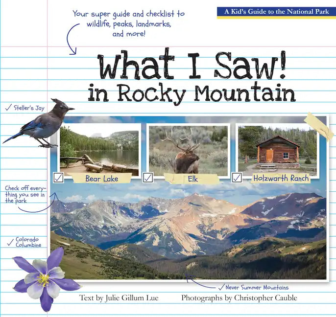 What I Saw in Rocky Mountain: A Kids Guide to the National Park - Paperback