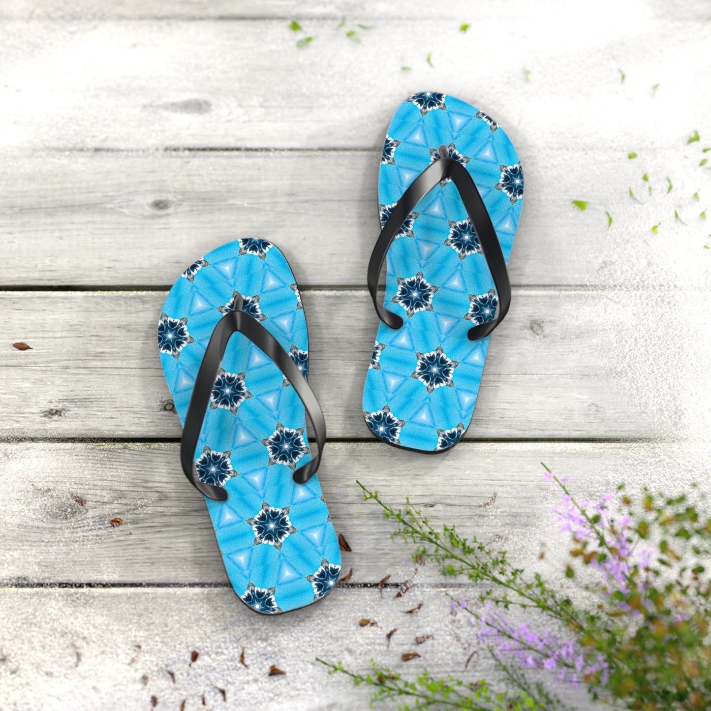 Blue Diamond Flip Flops for Women