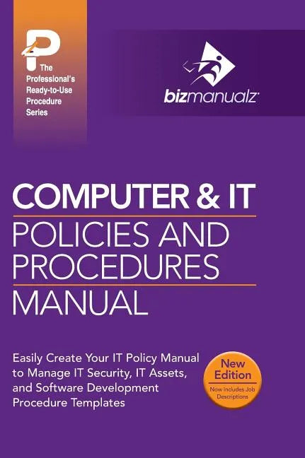 Computer & IT Policies and Procedures Manual - Hardcover