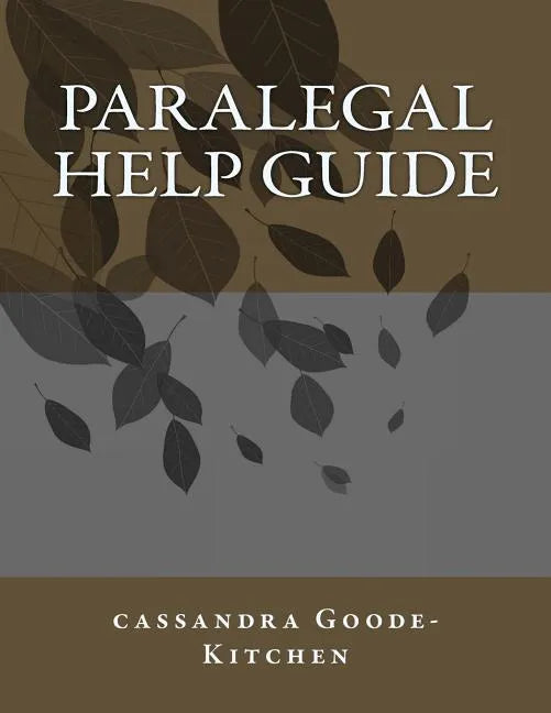 paralegal help guide: legal - Paperback