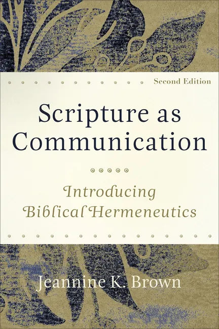 Scripture as Communication - Hardcover