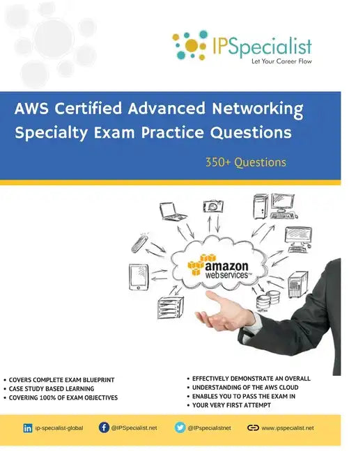 AWS Certified Advanced Networking Specialty Exam Practice Questions: 350+ Exam Questions - Paperback